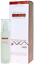 Przeciwstarzeniowy żel kolagenowy do twarzy - Natural Collagen Inventia Face — Zdjęcie N1