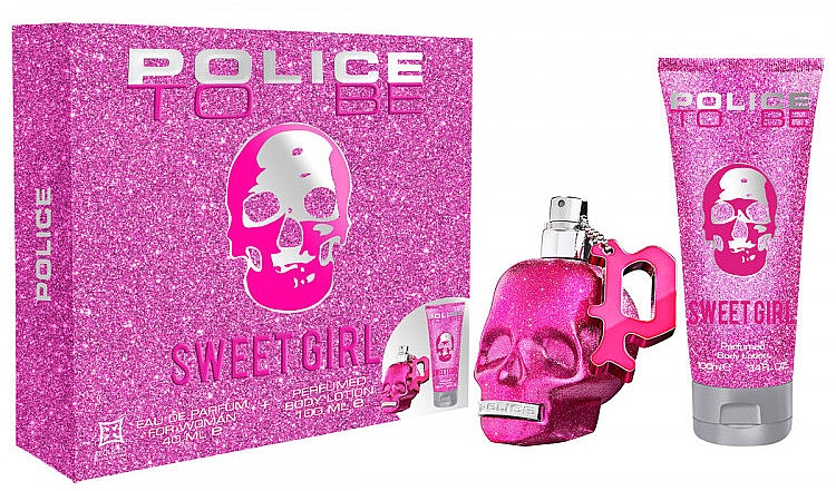 Police To Be Sweet Girl - Zestaw (edp 40 ml + body/lot 100 ml) — Zdjęcie N1