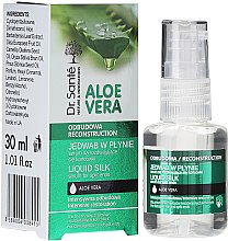 Kup Odbudowujące serum-jedwab w płynie na rozdwajające się końcówki włosów - Dr Sante Aloe Vera Liquid Silk Serum For Split Ends