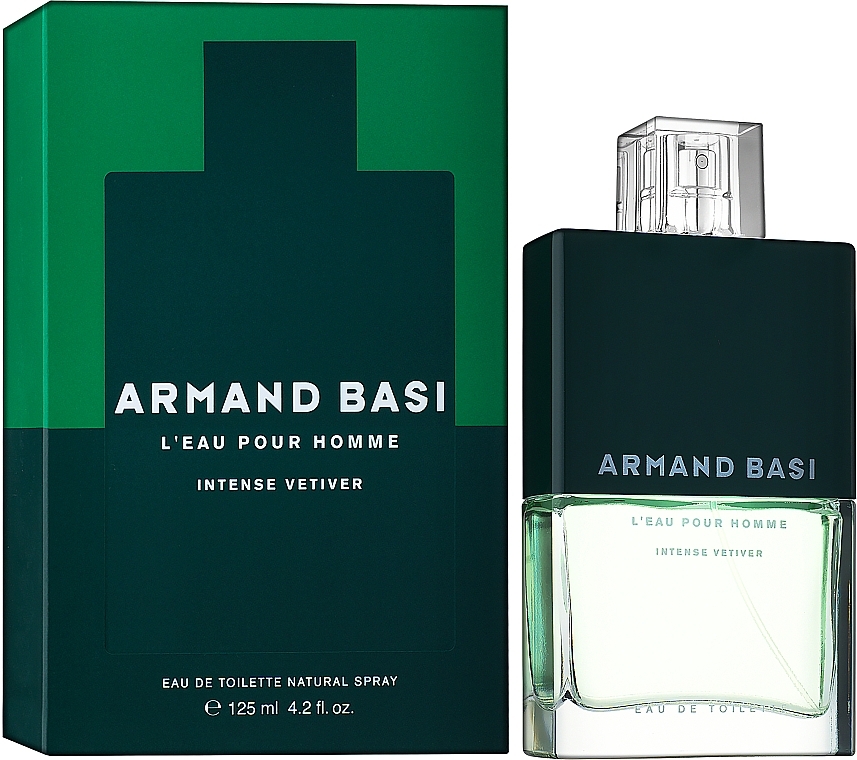 PRZECENA! Armand Basi L'Eau Pour Homme Intense Vetiver - Woda toaletowa * — Zdjęcie N2