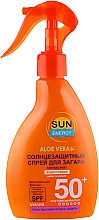 Kup Spray z filtrem przeciwsłonecznym z aloesem SPF 50+ - Sun Energy Suntan Spray Aloe Vera SPF 50+