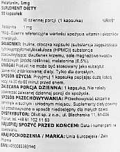 PRZECENA! Kapsułki Melatonina, 1 mg - ZeinPharma Melatonin * — Zdjęcie N2