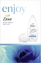 Zestaw - Dove Enjoy Body Wash Gift Set (soap/90g + sh/gel/250ml) — Zdjęcie N1