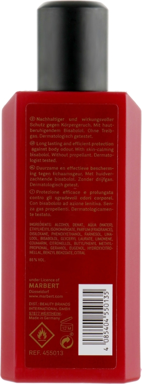 Naturalny dezodorant w sprayu - Marbert Man Classic Natural Deodorant Spray — Zdjęcie N2