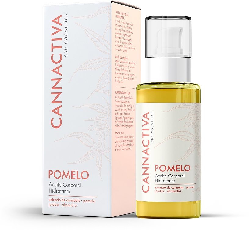 PRZECENA! Olejek do ciała z grejpfrutem CBD - Cannactiva Grapefruit Body Oil * — Zdjęcie N1