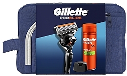 Zestaw - Gillete Proglide (sh/gel/200ml + razor/1pcs + blade/1pcs + bag + acc/1pc) — Zdjęcie N2