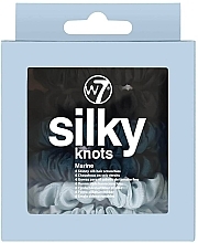 Zestaw gumek do włosów, 6 szt. - W7 Cosmetics Silky Knots Marine — Zdjęcie N1