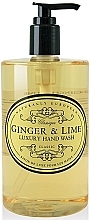 Imbirowo-limonkowe mydło w płynie do rąk - Naturally European Hand Wash Ginger and Lime — Zdjęcie N1