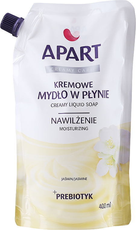 Mydło w płynie Jaśmin + Prebiotyk - Apart Creamy Liquid Soap Jasmine (uzupełnienie)