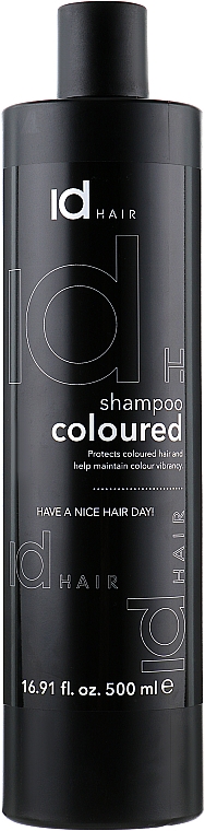 Szampon do włosów farbowanych z ceramidami, jagodami goji i olejem monoi - idHair Shampoo Coloured — Zdjęcie N1