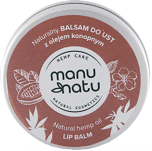 Naturalny balsam do ust z olejem konopnym - Manu Natu Natural Hemp Oil Lip Balm — Zdjęcie N1