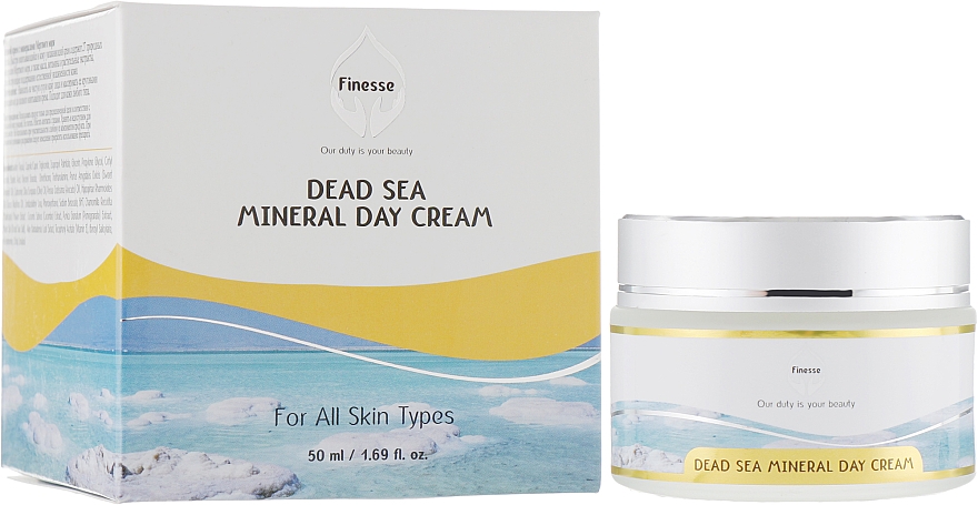 Krem nawilżający na dzień z minerałami z Morza Martwego - Finesse Mineral Day Cream — Zdjęcie N1