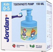 Pasta do zębów dla dzieci 0-5 lat - Jordan Kids Toothpaste Pump — Zdjęcie N2