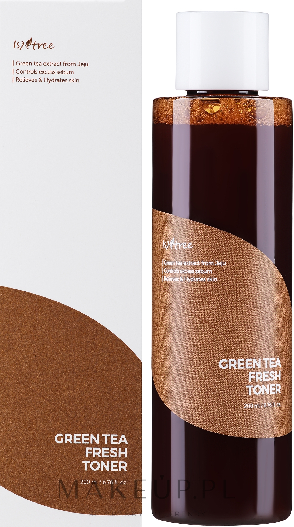 Odświeżający tonik do twarzy z ekstraktem z zielonej herbaty - IsNtree Green Tea Fresh Toner — Zdjęcie 200 ml