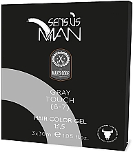 Farba w żelu do włosów męskich - Sensus Man Hair Color Gel — Zdjęcie N1