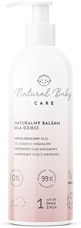 Naturalny balsam do ciała - Natural Baby Care — Zdjęcie N1