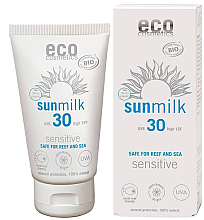 Mleczko do opalania ciała SPF 50 - Eco Sun Milk Raspberry and PomegranateBerry SPF 30 — Zdjęcie N1