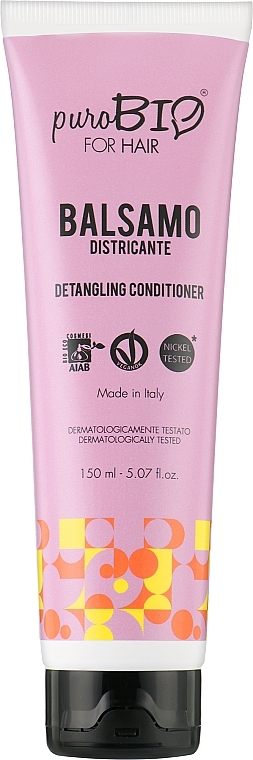 Odżywka ułatwiająca rozczesywanie włosów - puroBIO Cosmetics For Hair Detangling Conditioner — Zdjęcie N1