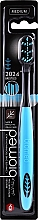 Kup Szczoteczka do zębów, średnia twardość, czarno-niebieska - Biomed 2024 Black Medium Toothbrush