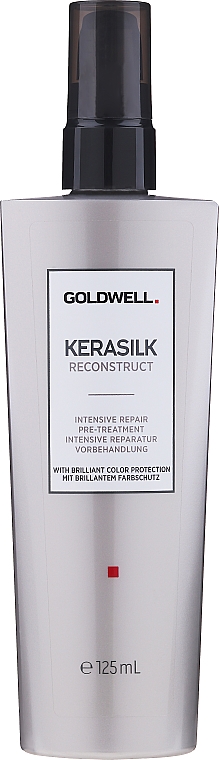 Intensywnie regenerujący płyn do włosów - Goldwell Kerasilk Reconstruct Intensive Repair Pre-Treatment — Zdjęcie N1