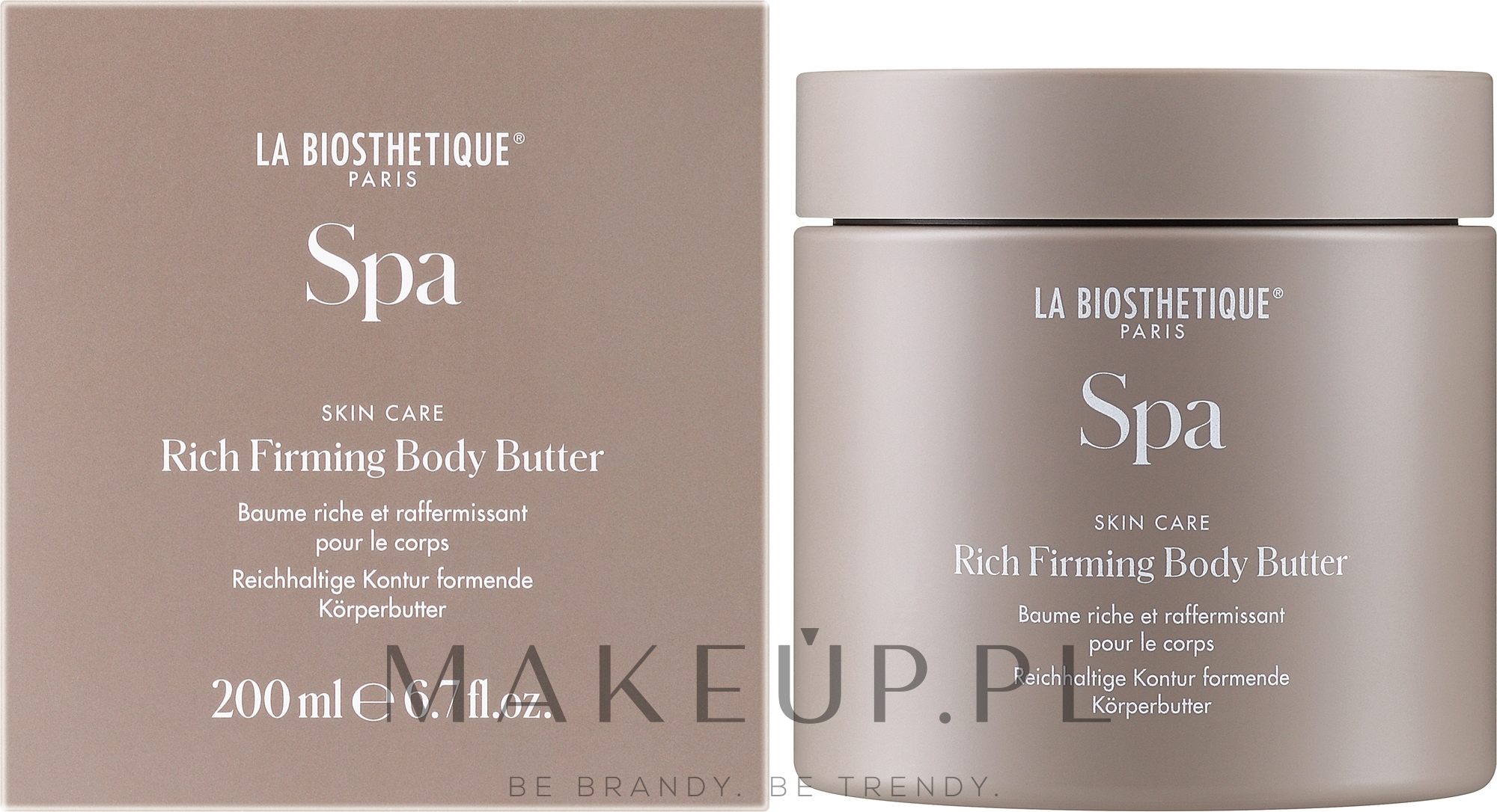 Bogate masło do ciała - La Biosthetique Skin Care Spa Rich Firming Body Butter — Zdjęcie 200 ml