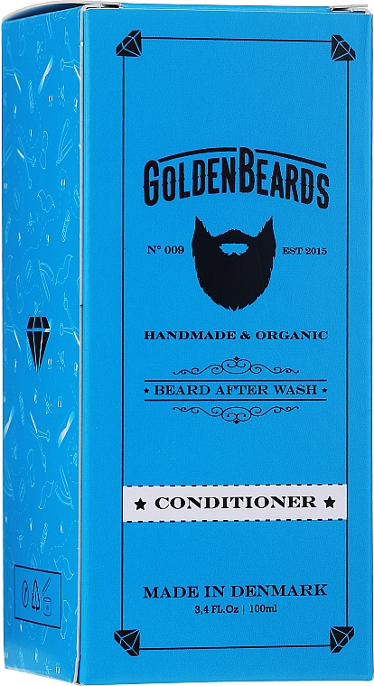 Zestaw - Golden Beards Starter Beard Kit Arctic (balm 60 ml + oil 30 ml + shmp 100 ml + cond 100 ml + brush) — Zdjęcie N3