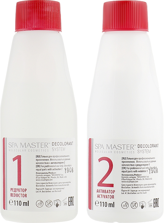 System do dekoloryzacji włosów - Spa Master Decolorant System Gentle Formula & Conditioner — Zdjęcie N2