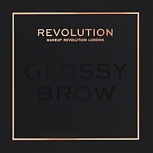 Zestaw do stylizacji brwi - Makeup Revolution Glossy Brow Kit — Zdjęcie N2