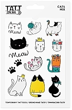 Kup Tatuaż tymczasowy Zwierzęta - TATTon.me Cats Mix Set