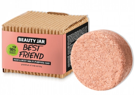 Kostka myjąca do włosów i ciała - Beauty Jar Best Friend Hair & Body Multi-Purpose Bar