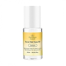 Olejek do paznokci i skórek Cytryna - Constance Carroll Secret Nail Care Oil Lemon — Zdjęcie N1