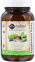 Suplement diety z witaminą B - Garden of Life Mykind Organics — Zdjęcie N2