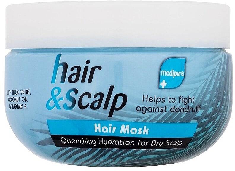 Maska do włosów suchych - Xpel Marketing Ltd Medipure Hair & Scalp Hair Mask — Zdjęcie N1