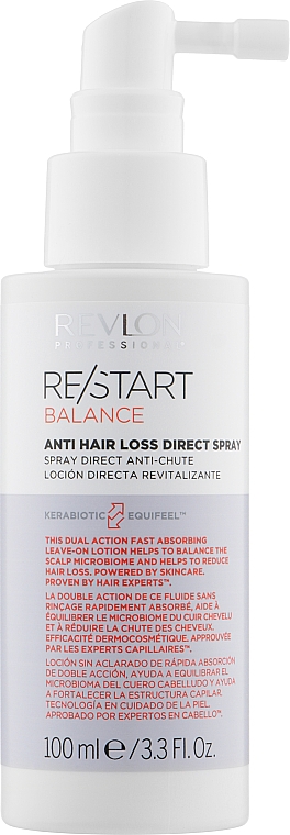 Spray przeciw wypadaniu włosów - Revlon Professional Spray Restart Balance Anti-hair Direct — Zdjęcie N2