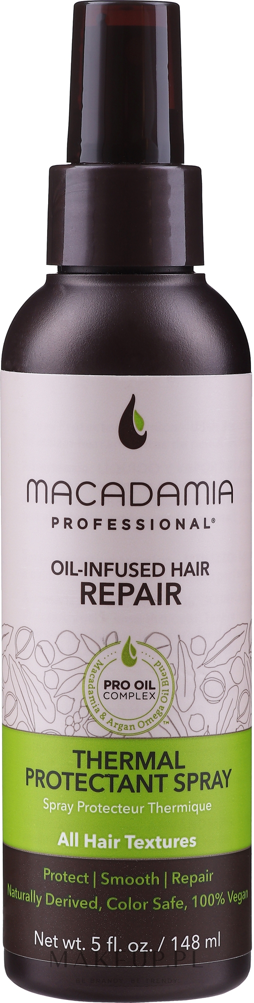 Spray termoochronny do włosów - Macadamia Professional Thermal Protectant Spray — Zdjęcie 148 ml