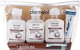 Zestaw, 5 produktów - Dermokil Coconut Seyahat Seti — Zdjęcie N1