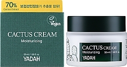 Nawilżający krem ​​do twarzy, Cactus - Yadah Moisturizing Cactus Cream — Zdjęcie N2