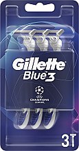 Kup Jednorazowe maszynki do golenia, 3 szt. - Gillette Blue3 Comfort Football