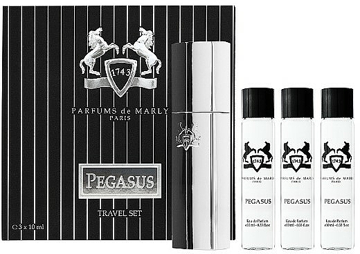 Parfums de Marly Pegasus - Zestaw (edp/refill/3x10ml + case/1pcs) — Zdjęcie N1
