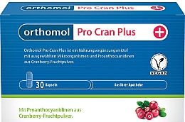 Kup Probiotyki + żurawina w kapsułkach - Orthomol Pro Cran Plus