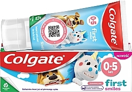 Pasta do zębów dla dzieci w wieku 0-5 lat Pierwszy uśmiech - Colgate Kids First Smiles Toothpaste — Zdjęcie N1