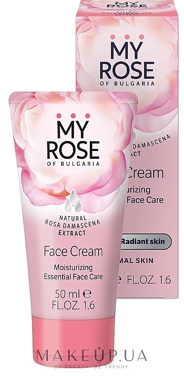 Nawilżający krem ​​do twarzy z ekstraktem z róży damasceńskiej - My Rose Moisturizing Face Cream — Zdjęcie N1