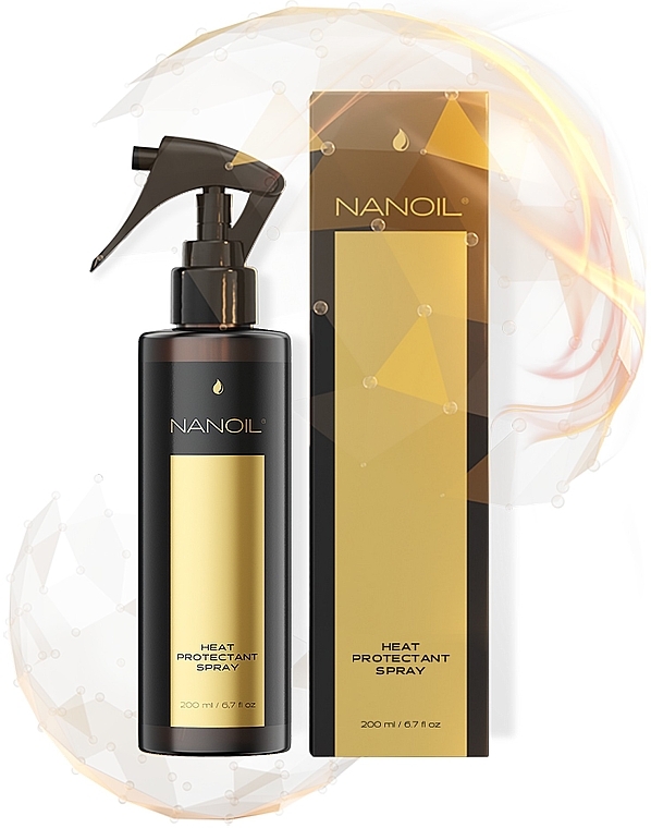 Termoochronny spray do włosów - Nanoil Heat Protectant Spray — Zdjęcie N3