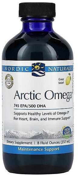 PRZECENA! Suplement diety Omega 3 o smaku cytryny - Nordic Naturals Arctic Omega Lemon * — Zdjęcie N1