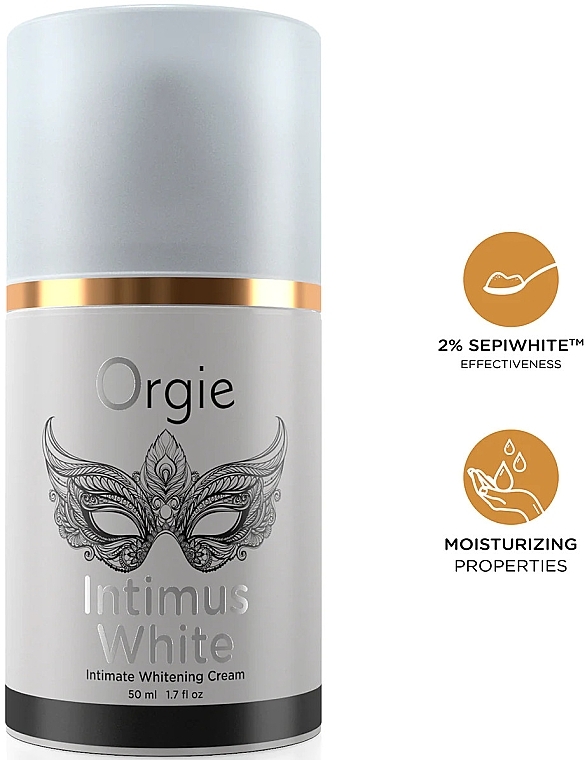 Energetyzujący krem ​​rozświetlający - Orgie Intimus White Intimate Whitening Cream — Zdjęcie N2