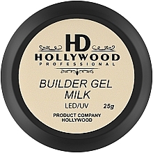 Żel budujący do paznokci - HD Hollywood Builder Gel Milk — Zdjęcie N1