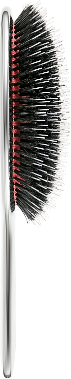 Szczotka do włosów z naturalnego włosia duża, 23M, srebrna - Janeke Silver Hairbrush  — Zdjęcie N3