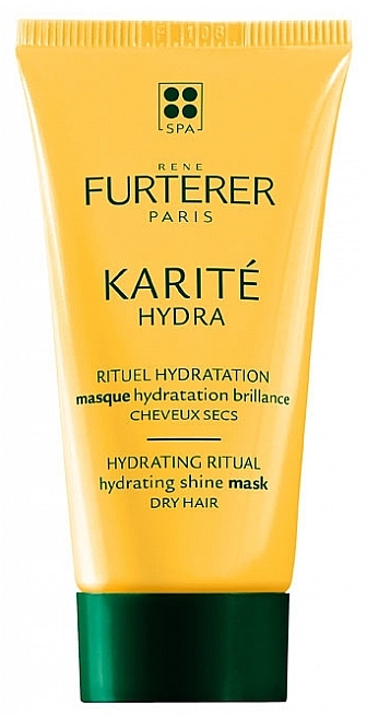 Nawilżająca maska nabłyszczająca do włosów - Rene Furterer Karité Hydra Hydrating Shine Mask — Zdjęcie N4