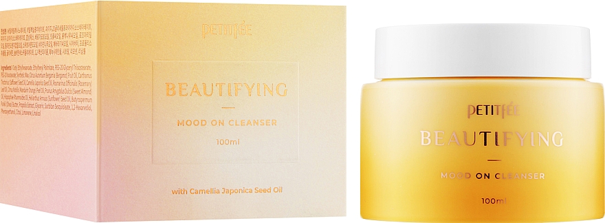 Oczyszczający balsam do twarzy z olejkiem z kamelii japońskiej - Petitfee & Koelf Beautifying Mood On Cleanser