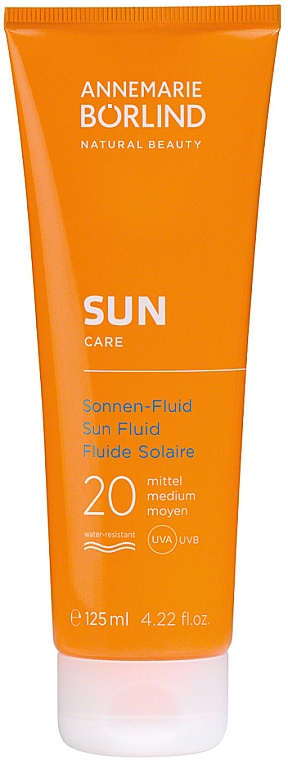 Nawilżająco-ochronny fluid do opalania SPF 20 - Annemarie Borlind Sun Care Sun Fluid SPF 20 — Zdjęcie N1